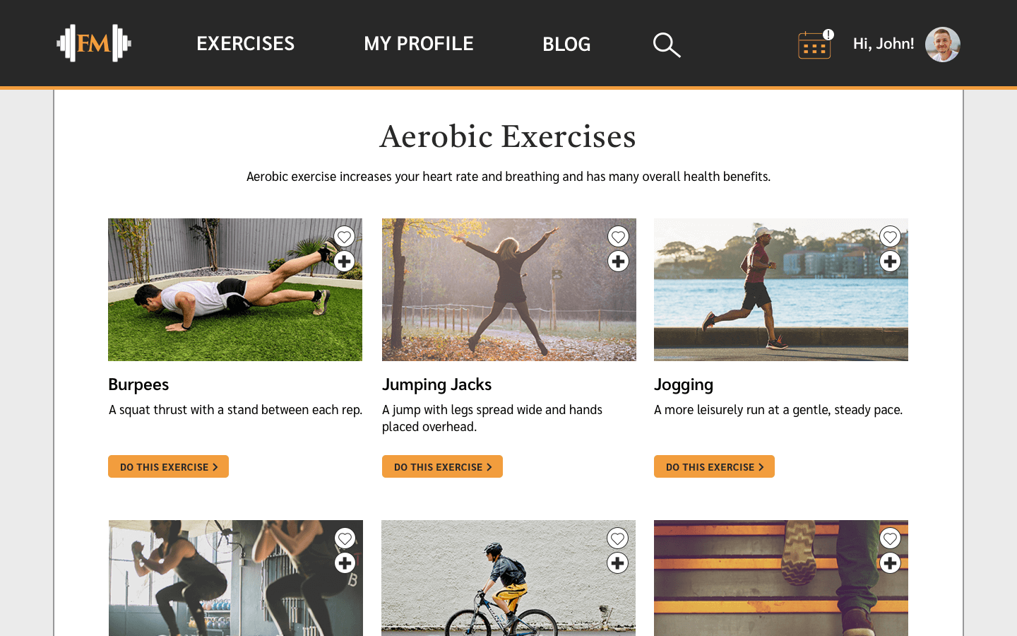 Aerobic Exercises