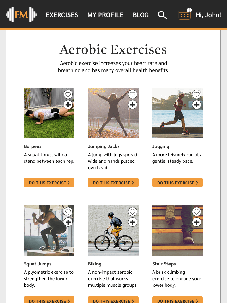 Aerobic Exercises