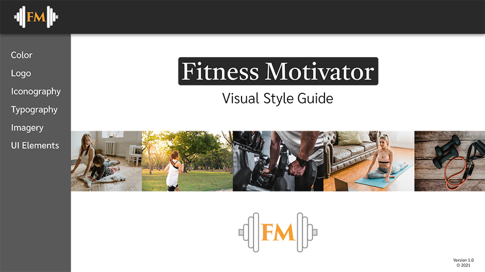 Fitness Motivator Style Guide