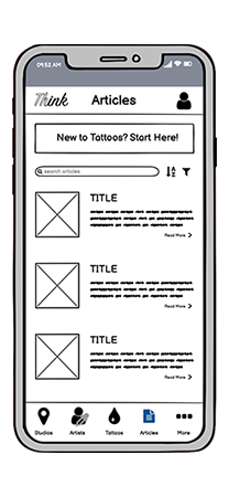 Mid-Fidelity Wireframe