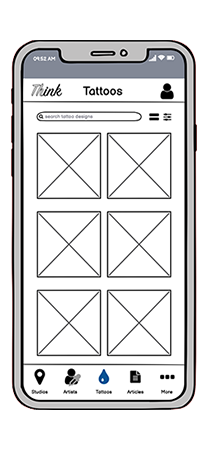 Mid-Fidelity Wireframe